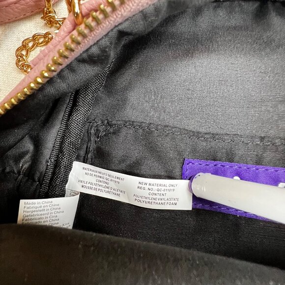 Pink Quilted Mini Backpack With Tassel Accents & Adjustable Strap By Claires - Picture 5 of 16